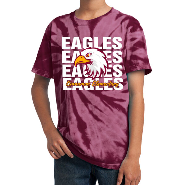 Eagles Youth Tie Dye T-Shirt Thumbnail