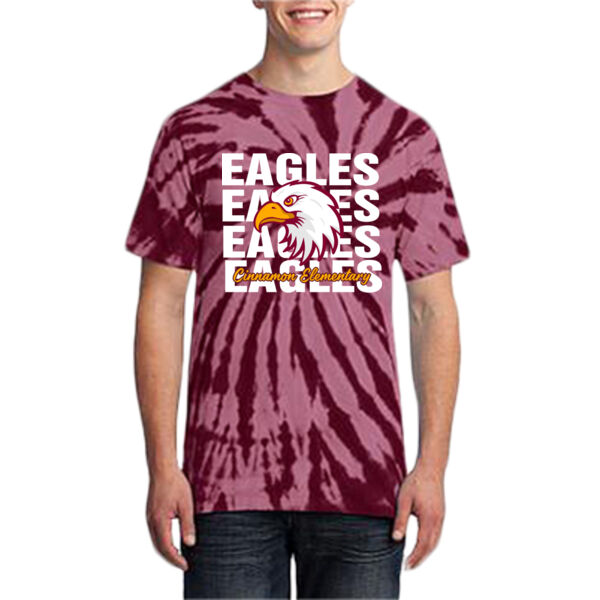 Eagles Adult Tie Dye T-Shirt Thumbnail